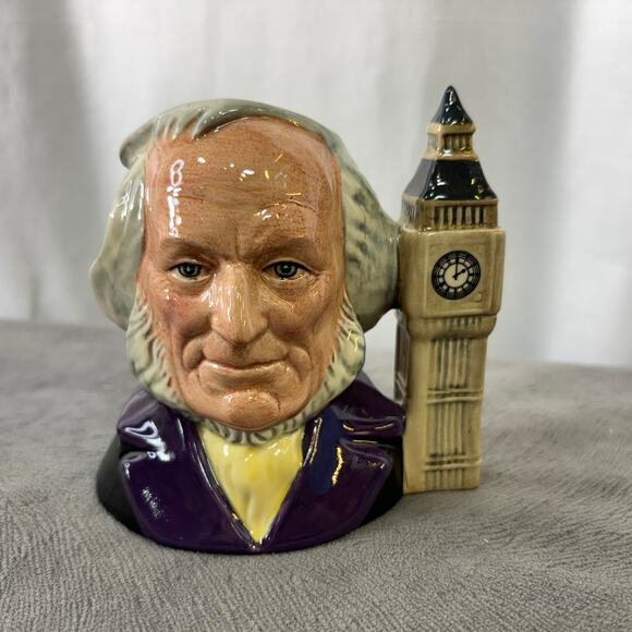 Royal Doulton Other - Toby Jug Royal Doulton John Doulton 2:00 Big Ben D6656 VTG Small Character Mug